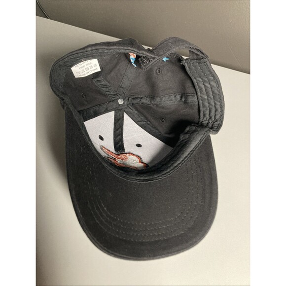 Baltimore Orioles Black / Orange Baseball Hat W/ Embroidered Logo • MLB Cap - Picture 6 of 8